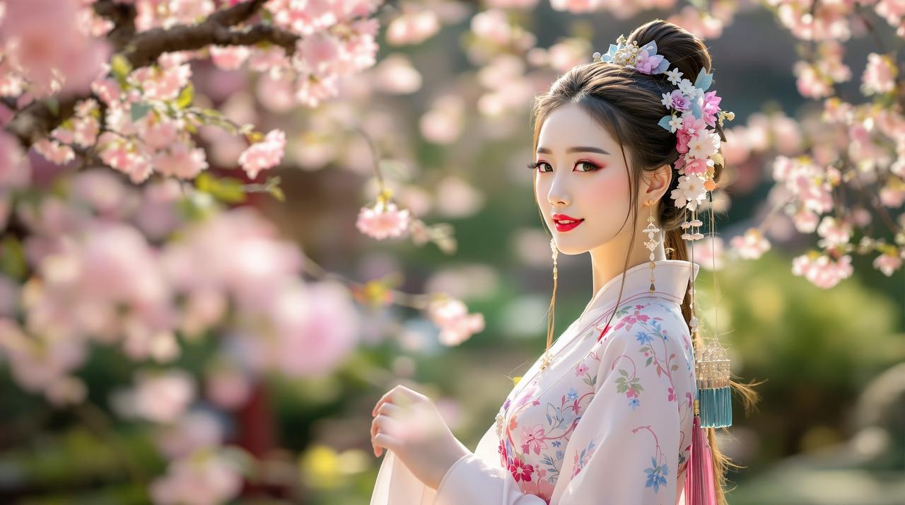 精品视频古风汉服摄影教程：如何在普通公园拍出大片感